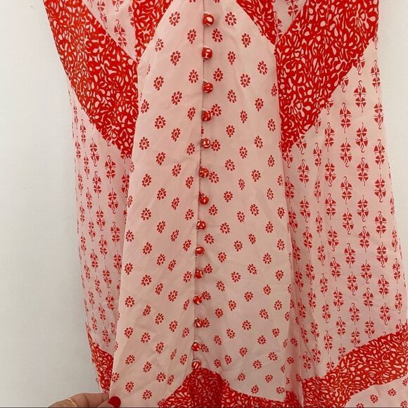 Rebecca Taylor Block Print Maxi Dress - Picture 6 of 11